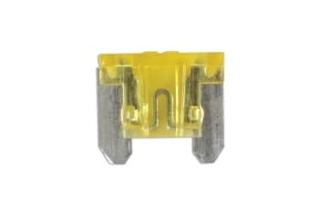 Low Profile Mini Blade Fuse 20-amp Yellow Pack 25 Connect 30442
