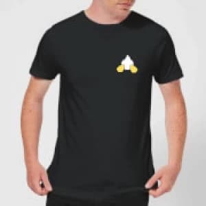 Disney Donald Duck Backside Mens T-Shirt - Black