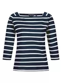 Regatta Polexia T-Shirt - Navy/White, Size 14, Women