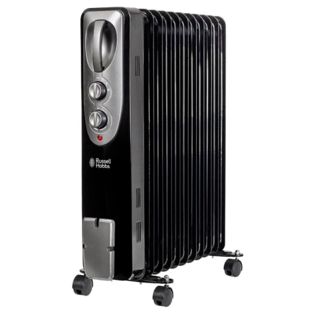 Russell Hobbs RHOFR1106B Oil Filled Radiator Heaters 62.50cm Black 40469503000