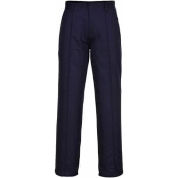 Portwest - 2885 - Navy Preston Mens Work Trousers with Side Pockets sz 26' Regular