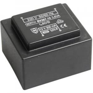 PCB mount transformer 1 x 230 V 1 x 9 V AC 3.60 VA 400 mA
