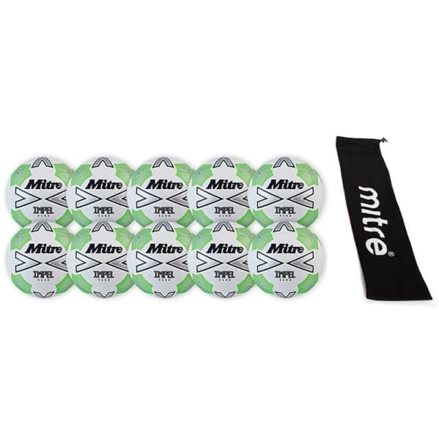 Mitre Mitre Impel Club Football Pack White unisex Size 3