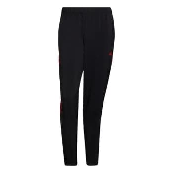 adidas Manchester United Woven Tracksuit Bottoms Mens - Black