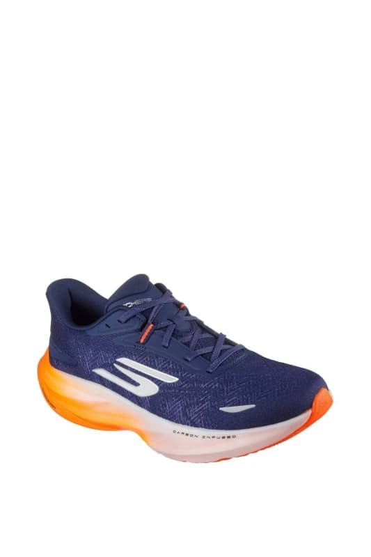Skechers Mens GO RUN Ride 12 Trainer in Navy Size: 7 Navy Male 7