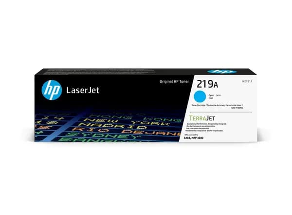 HP 219A Cyan Original LaserJet Toner Cartridge