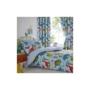 Portfolio Bedding Dinosaur Duvet Cover Set Blue - Double