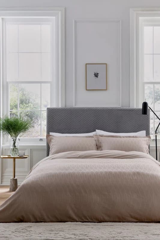 Bedeck of Belfast Ravello Duvet Cover Set - Brown Brown Double