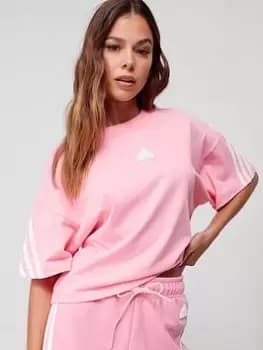 adidas Sportswear Future Icons Sports T-Shirt - Pink Size M Women