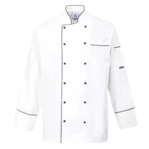 Portwest Mens Cambridge Chefs Jacket White S