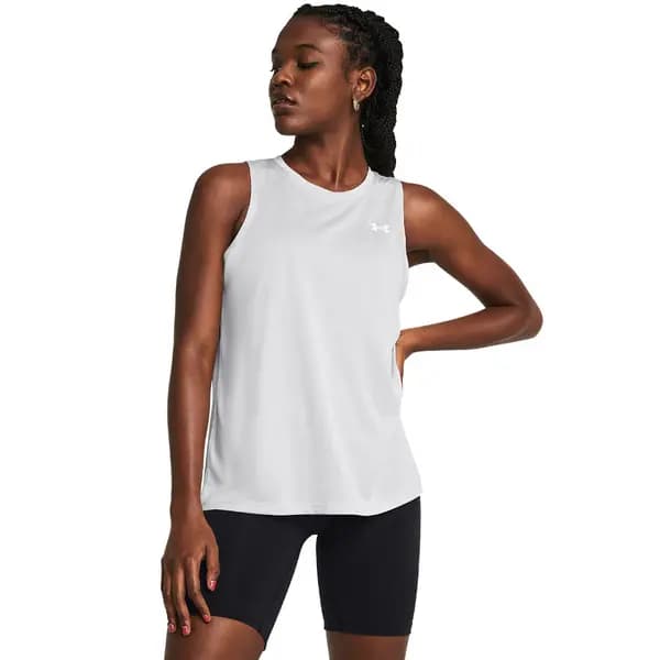 Under Armour Womens Tech Tank Twist Gym Top M- Bust 36 - 38' Halo Gray 1383656-014-M