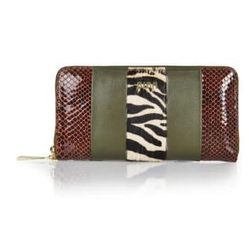 Biba BIBA Zip Around Purse - Stripe