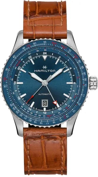 Hamilton Watch Khaki Aviation Converter Auto GMT - Blue HM-1082