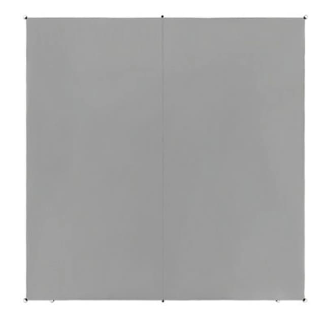Beliani Shade Sail Lukka 300 Cm 300 Cm Grey