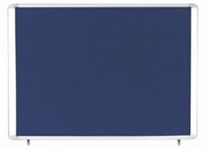 Bi-Office Weather Proof Display Case Blue Felt 8xA4