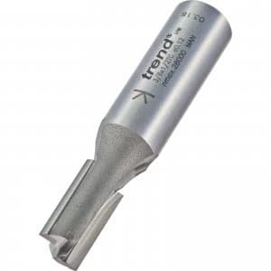 Trend Professional Two Flute Straight Router Cutter 10mm 19mm 1/2"