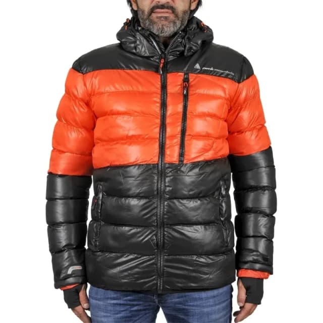 Peak Mountain Children's ski jacket Peak Mountain Ecaptin Noir Male 16 ans ECAPTIN/10-16/YA/B/NOIR - Orange