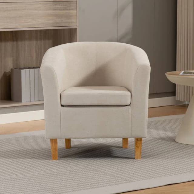 Artemis Home Millie Fabric Accent Chair in Beige Size: 1 Pack Beige Unisex 1 Pack