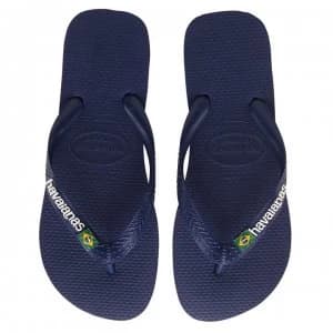Havaianas Havaianas Brazil Logo Flip Flops - Navy Blue 0555