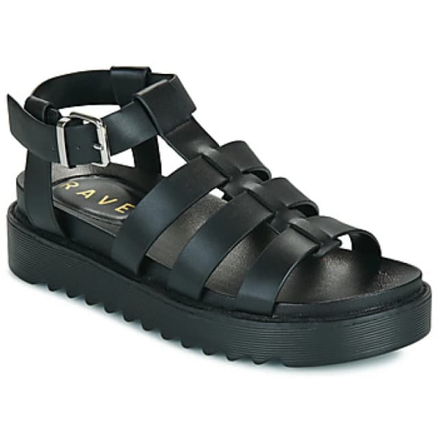 Ravel OAKLEY womens Wedge sandals in Black