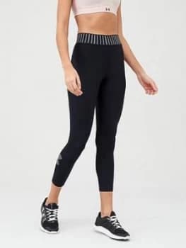 Urban Armor Gear Heatgear; Graphic Ankle Crop Leggings - Black