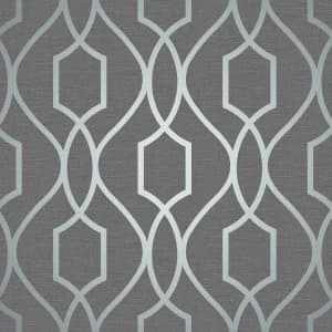 Fine Decor Fine Decor Trellis Wallpaper / Slate