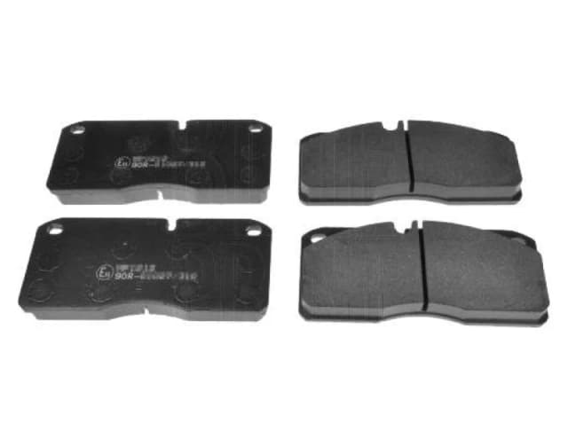 Blue PRINT ADN142158 Brake pad set Rear Axle, prepared for wear warning indicator Brake Pad Set,disc brake (402)