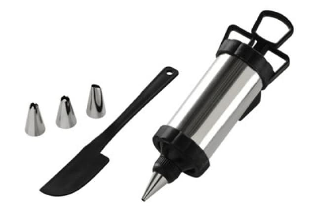 Premier Housewares 4 Nozzles And Spreader Icing Set Black