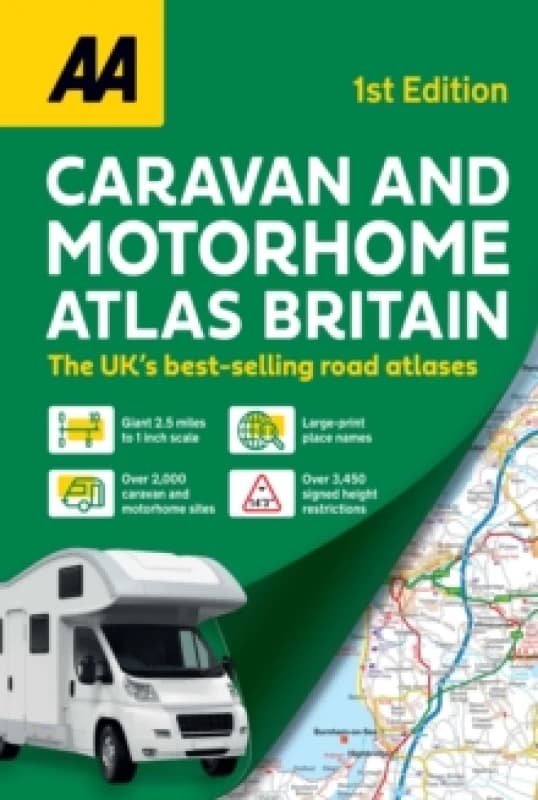 AA Caravan & Motorhome Atlas Paperback / softback