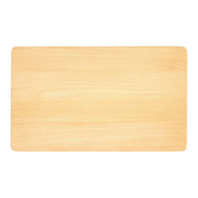 Premier Housewares Rectangular Chopping Board, Thick and Durable Cutting Board for Kitchen Worktops, Kitchen Chopping Board Natural