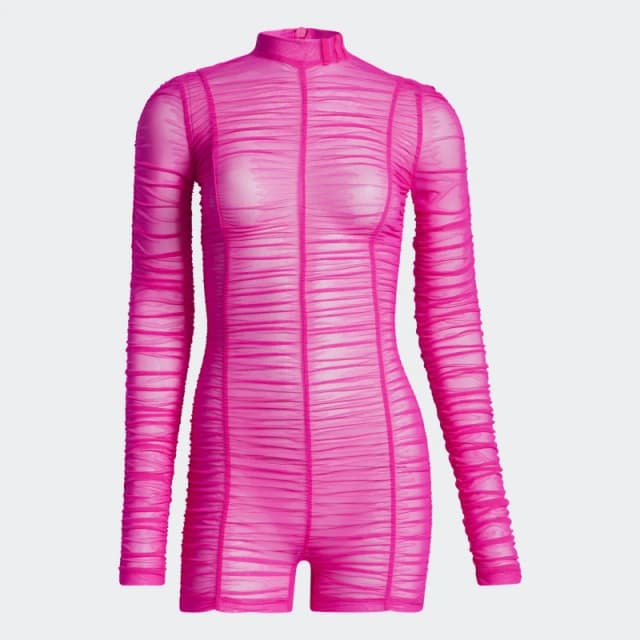 adidas x IVY PARK Mesh Romper Womens - Pink Pink XS