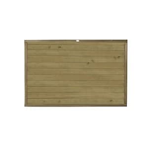 Forest Garden Pressure Treated Tongue & Groove Horizontal Fence Panel - 6 x 4ft Pack of 3