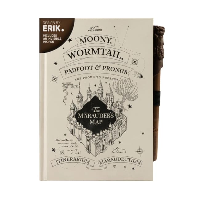 Harry Potter The Marauder's Map Optically Variable Ink Premium A5 Notebook