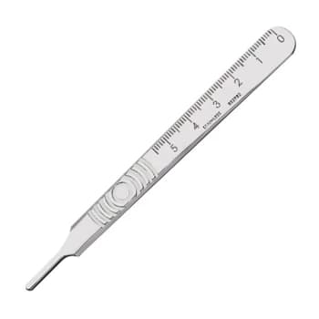 Swann-Morton 0933 3G S/S No. 3 Scalpel Handle - Single