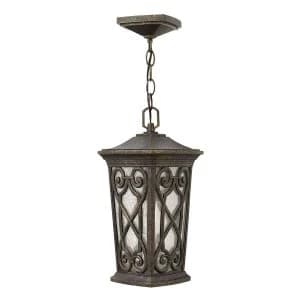 1 Light Small Outdoor Ceiling Chain Lantern Autumn IP44, E27