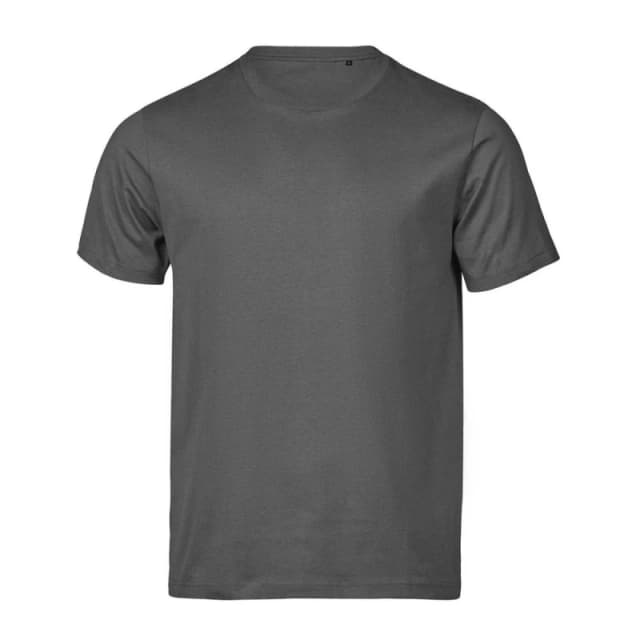 TEE JAYS Mens Urban Luxury T-Shirt in Mid Grey Size: XS Mid Grey Male XS