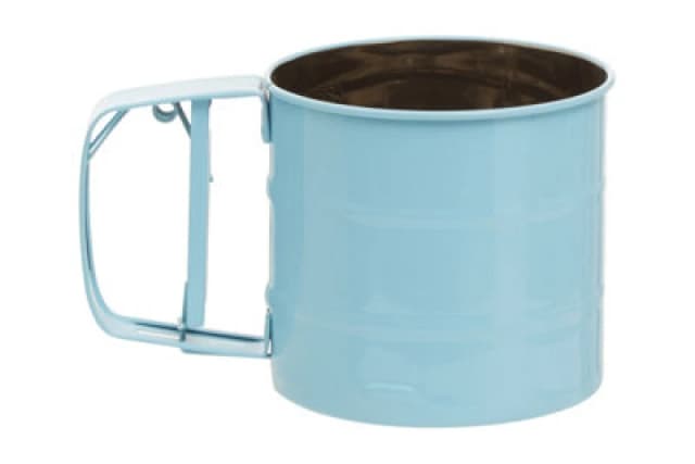 Premier Housewares Zing Stainless Steel 250ml Mechanical Sifter Blue