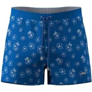 Boss Boss White Shark Swim Shorts Mens - Blue