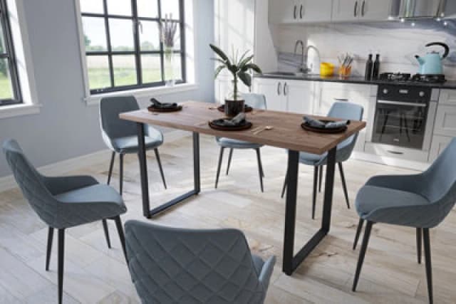 Dining Table Shefa Line Seattle 140 Dark Oak