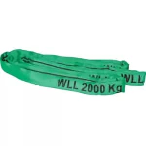 1MX60MM Swl 3000KG Endless Round Sling - Yellow - Matlock