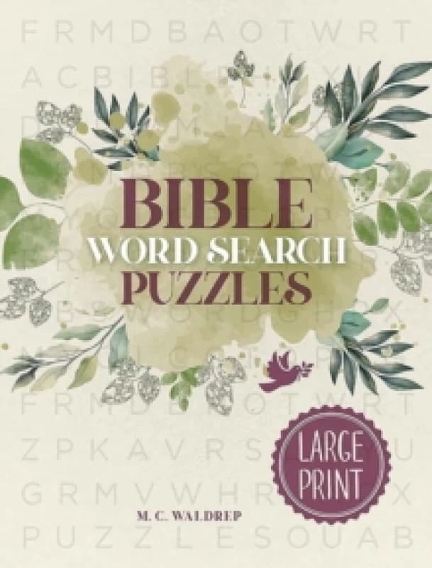 Bible Word Search Puzzles (Large Print). Paperback. By M C Waldrep Books