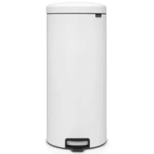 Brabantia 30L NewIcon Sense of Luxury Pedal Bin - Eternal White