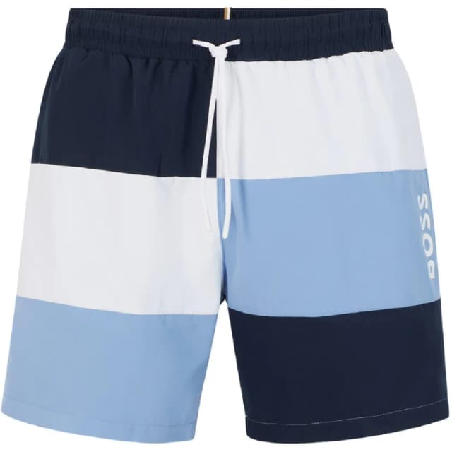 Boss Mens Court Quick-Drying Swimming Trunks Dark Blue male S
