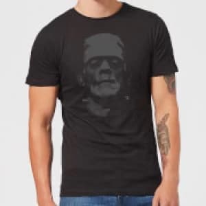 Universal Monsters Frankenstein Black and White Mens T-Shirt - Black - M