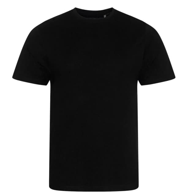 AWDis AWDis Men Cascade logie T-Shirt in Black Size: Medium Black M Male 5063425362684