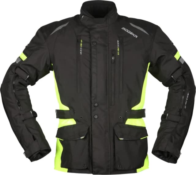 Modeka Jacket Striker II Jacket Black Yellow Size 5XL