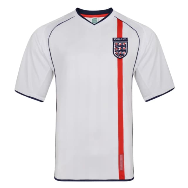 Score Draw England 2002 Retro Football Shirt ENG02HPYSS-XL XL Mens Sportswear