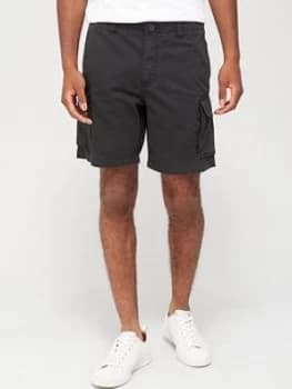 Selected Homme Cargo Shorts - Black
