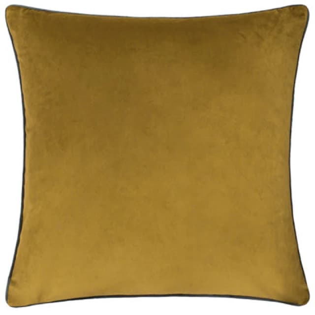Furn Furn Meridian Velvet Cushion in Gold Size: 45cm x 45cm Gold 45cm x 45cm Unisex 5025532353641