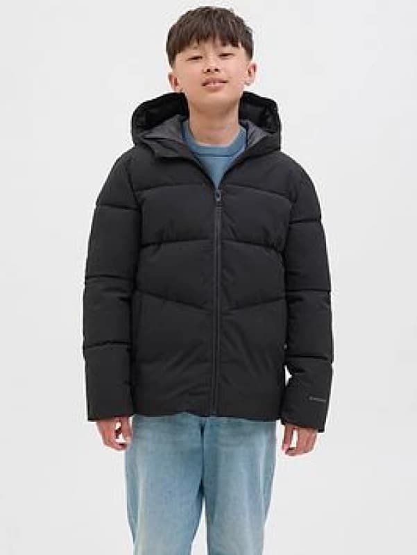 Jack and Jones Kids Global Jacket Short Puffer Jacket Short Puffer Jackets 8 Years Black 60227803175